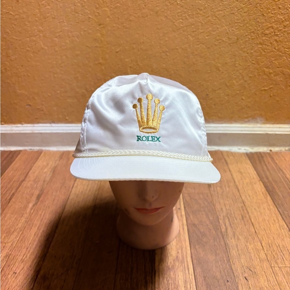 Rolex Other - Rolex White Hat with Gold Emblem